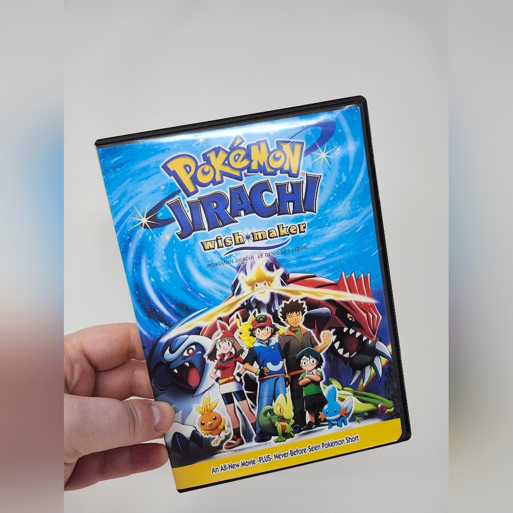 Pokemon Jirachi Wish Maker DVD - Blue and Yellow